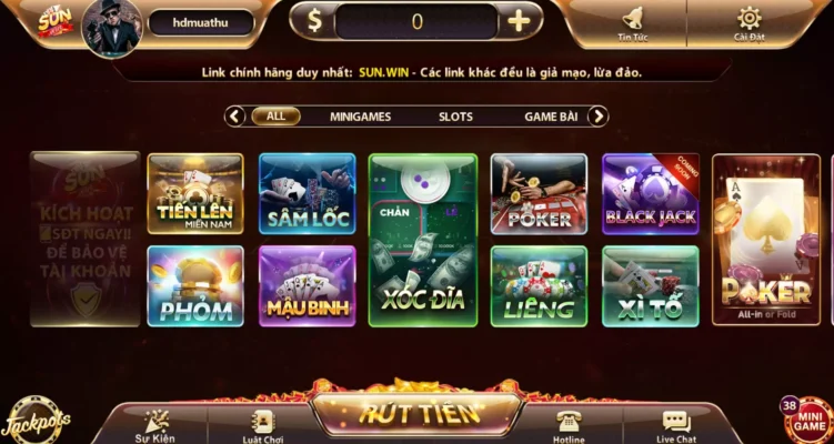 Cổng game sunwin là địa chỉ cược Phỏm thú vị