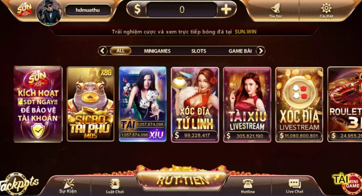 Cược thủ cần truy cập cổng game sunwin để cược tài xỉu